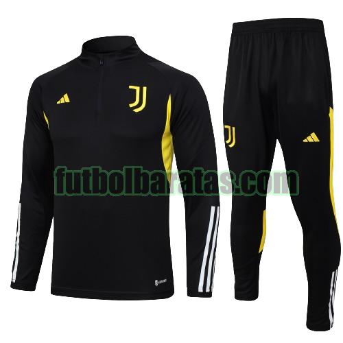 chandal niño juventus 2023 24 negro conjunto