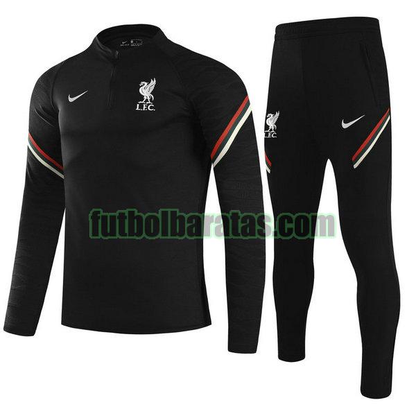 chandal niño liverpool 2021 2022 negro conjunto