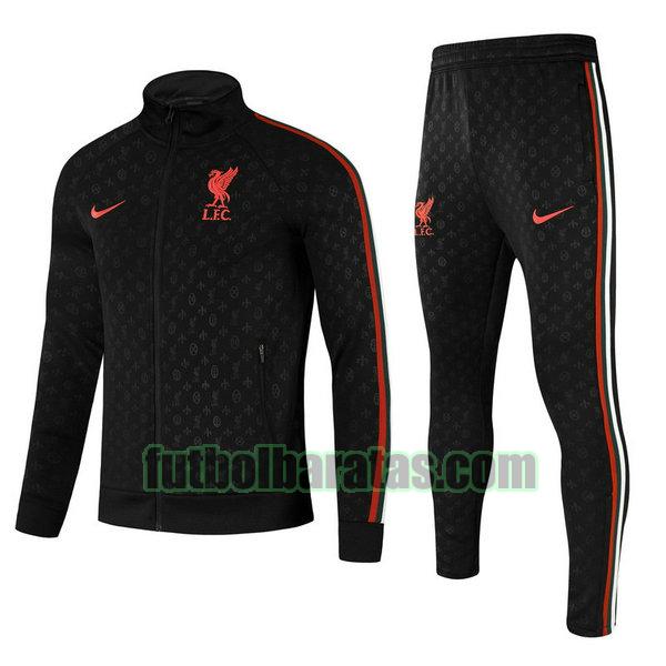 chandal niño liverpool 21 22 negro conjunto