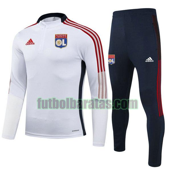 chandal niño lyon 2021 2022 blanco conjunto