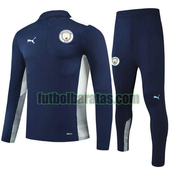 chandal niño manchester city 2021 2022 azul conjunto