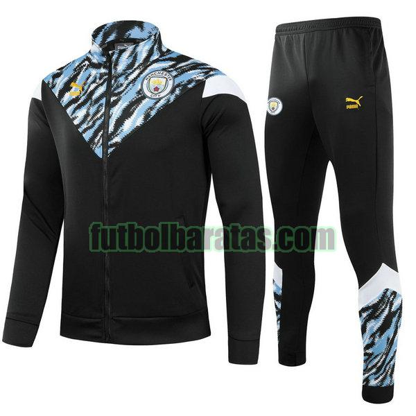 chandal niño manchester city 2021 2022 negro conjunto