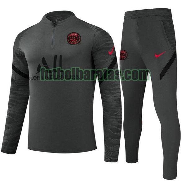 chandal niño paris saint germain 2021 2022 gris conjunto