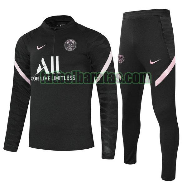 chandal niño paris saint germain 2021 2022 negro conjunto