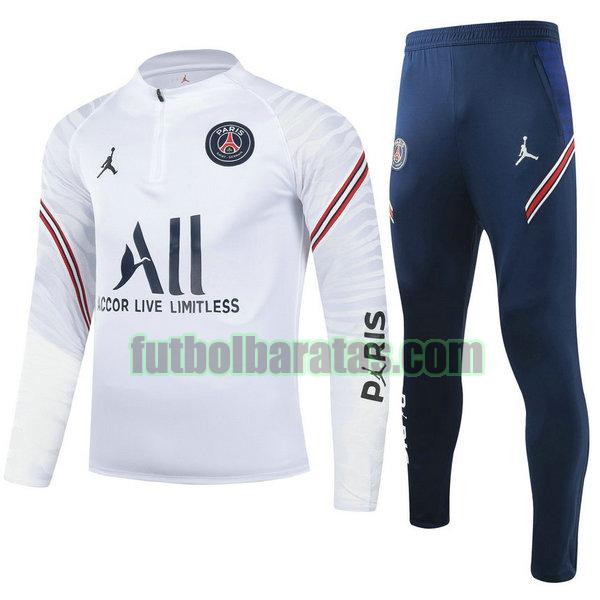 chandal niño paris saint germain 2021 22 blanco conjunto