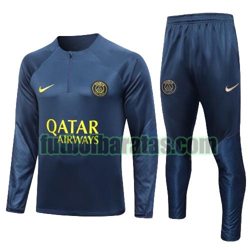 chandal niño paris saint germain 2023 2024 azul conjunto