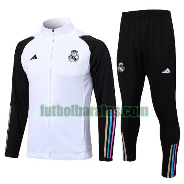 chandal niño real madrid 2023 2024 blanco conjunto