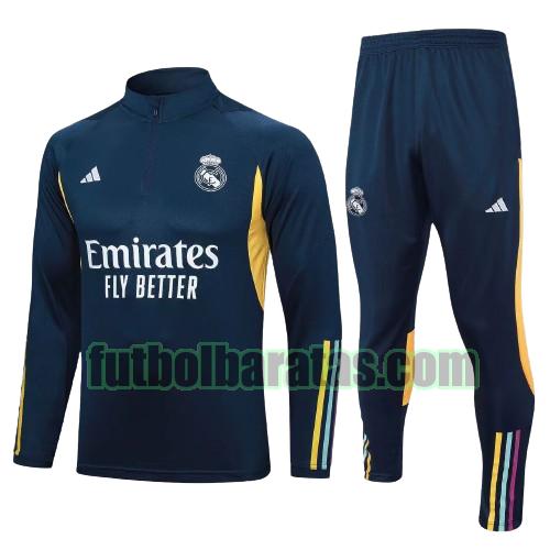 chandal niño real madrid 2023 24 azul conjunto