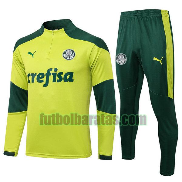 chandal palmeiras 2021 2022 amarillo conjunto