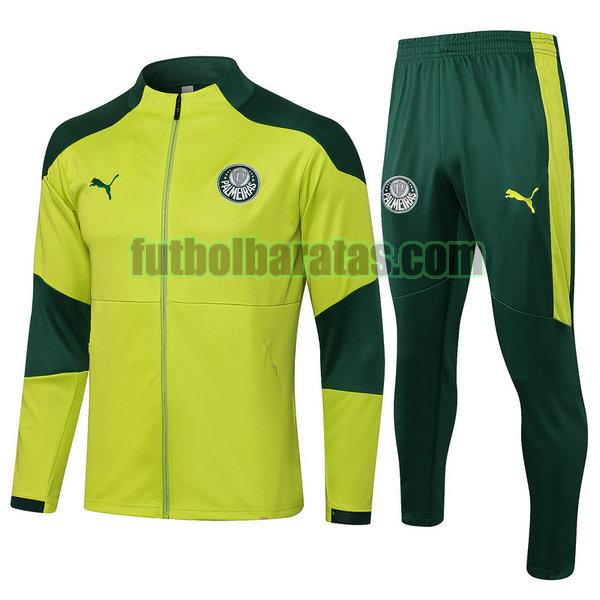 chandal palmeiras 2021 22 amarillo conjunto