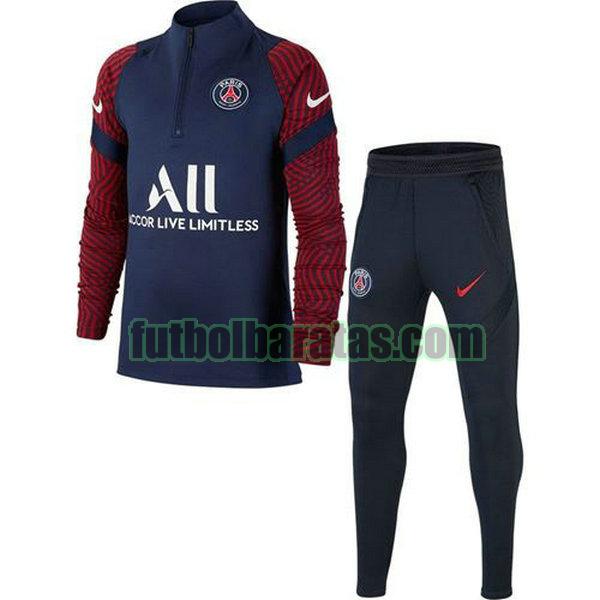 chandal paris saint germain 2020-2021 azul conjunto