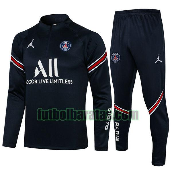 chandal paris saint germain 2021 22 azul conjunto