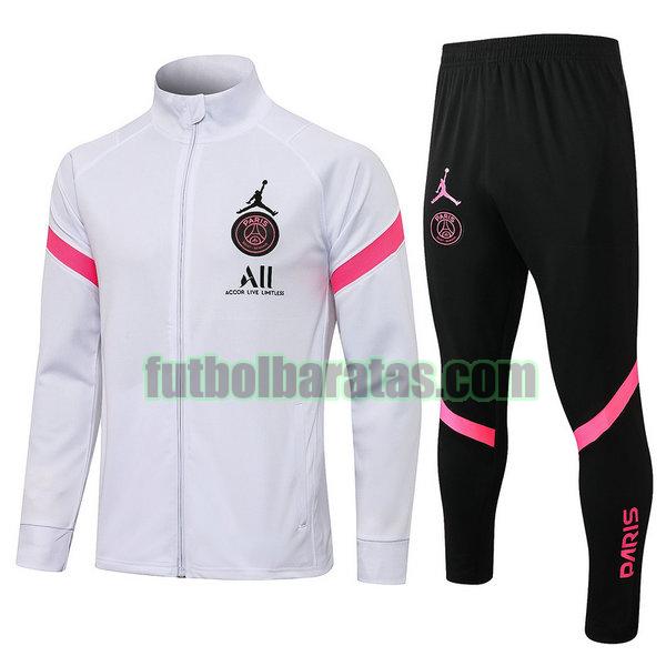 chandal paris saint germain 2021 22 blanco conjunto