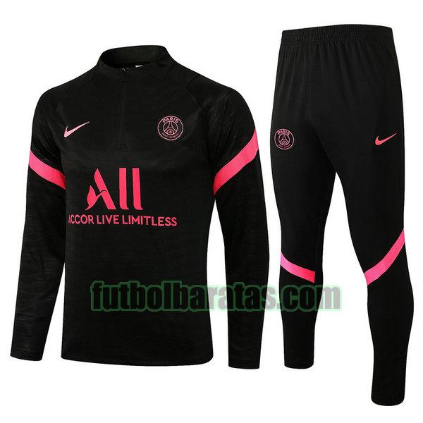 chandal paris saint germain 2021 22 negro conjunto