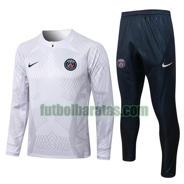 chandal paris saint germain 2022 2023 blanco conjunto