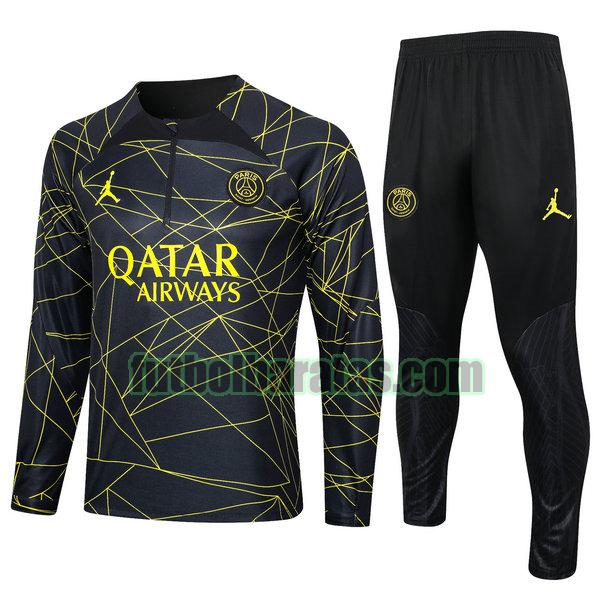 chandal paris saint germain 2023 2024 negro conjunto