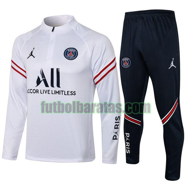 chandal paris saint germain 2122 blanco conjunto