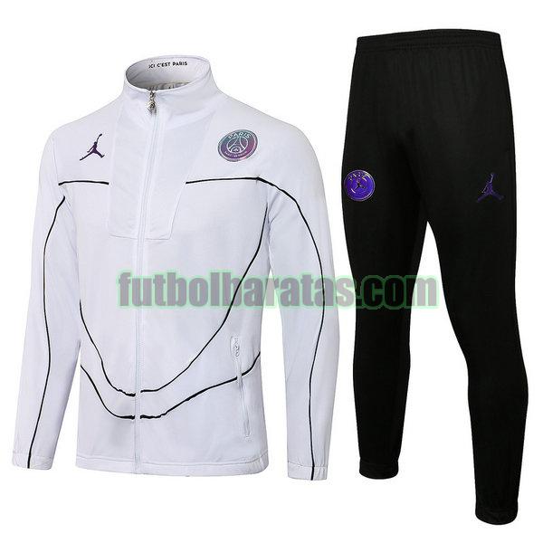 chandal paris saint germain 21 22 blanco negro conjunto