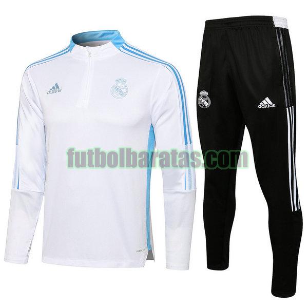 chandal real madrid 2021 2022 blanco conjunto