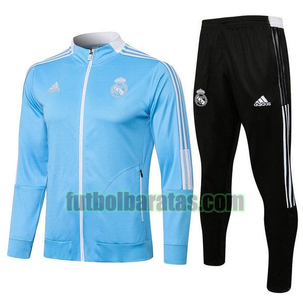 chandal real madrid 2021 22 azul conjunto