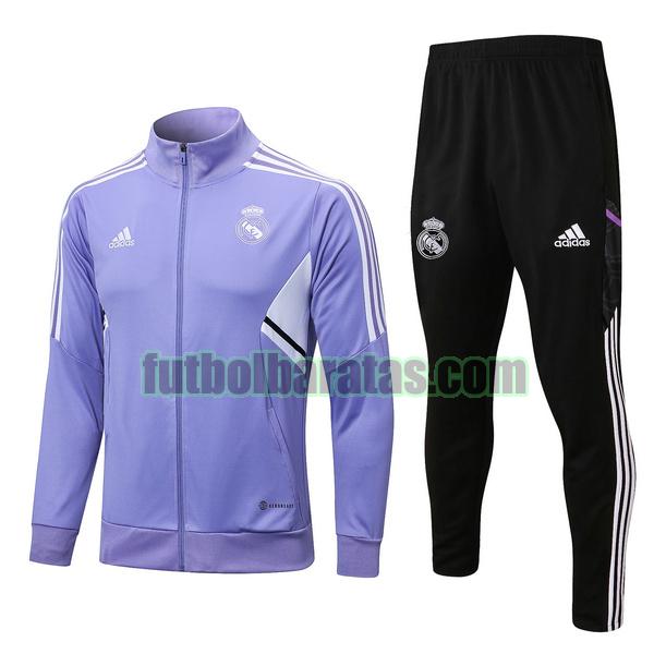 chandal real madrid 2022 2023 purple conjunto