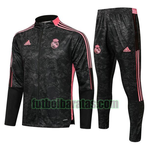 chandal real madrid 2022 negro conjunto