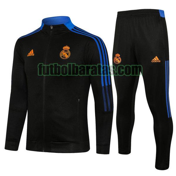 chandal real madrid 21 22 negro conjunto