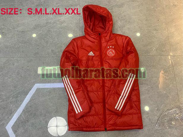 chaqueta algodon ajax 2020 2021 rojo