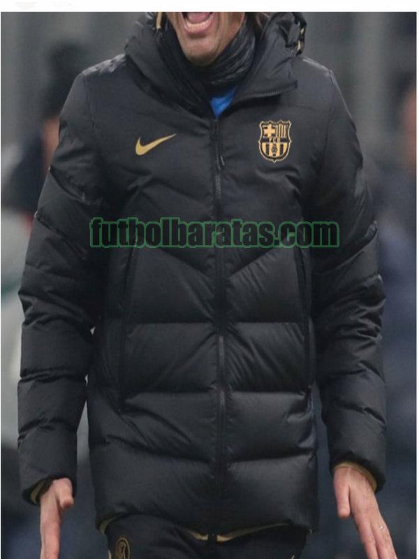 chaqueta algodon barcelona 2020 2021 negro