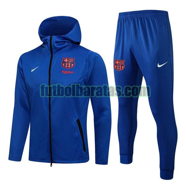 chaqueta barcelona 2021 2022 azul conjunto