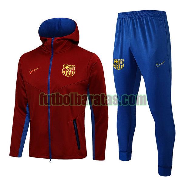 chaqueta barcelona 2021 2022 rojo conjunto