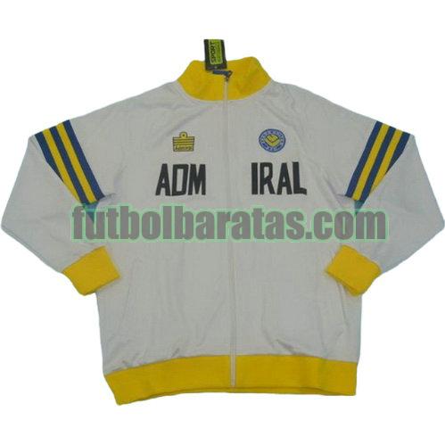 chaqueta leeds united 1978 blanco primera equipacion