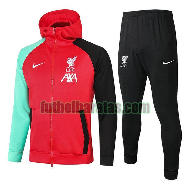 chaqueta liverpool 2021 2022 rojo conjunto