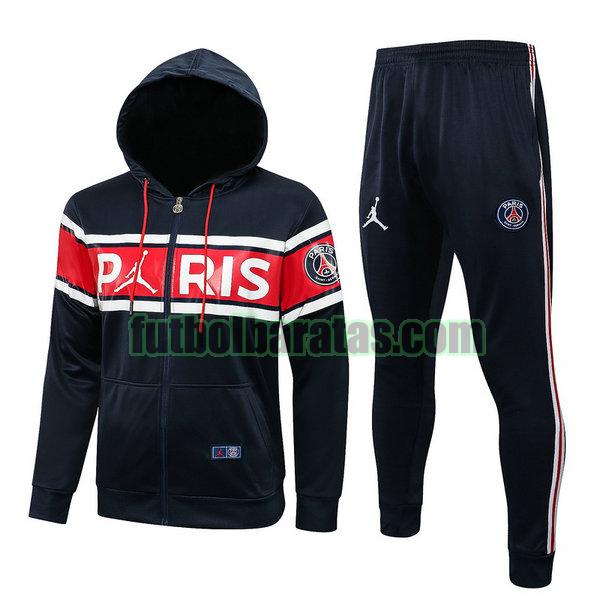 chaqueta paris saint germain 2021 2022 azul conjunto