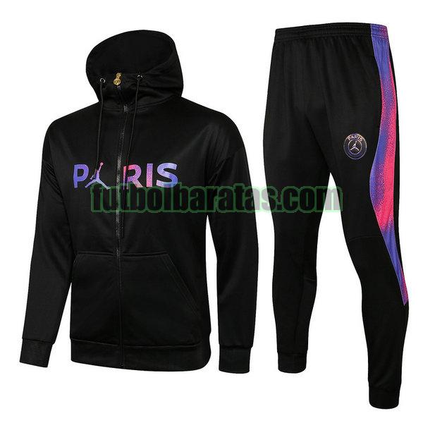 chaqueta paris saint germain 2021 2022 rosa negro conjunto