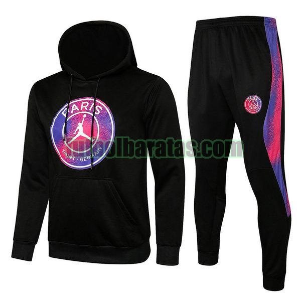 chaqueta paris saint germain 2021 22 rosa negro conjunto