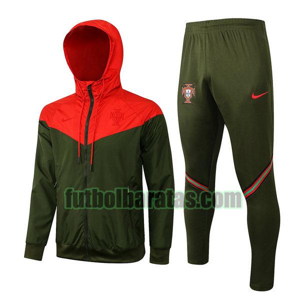 chaqueta portugal 2021 2022 rojo verde conjunto
