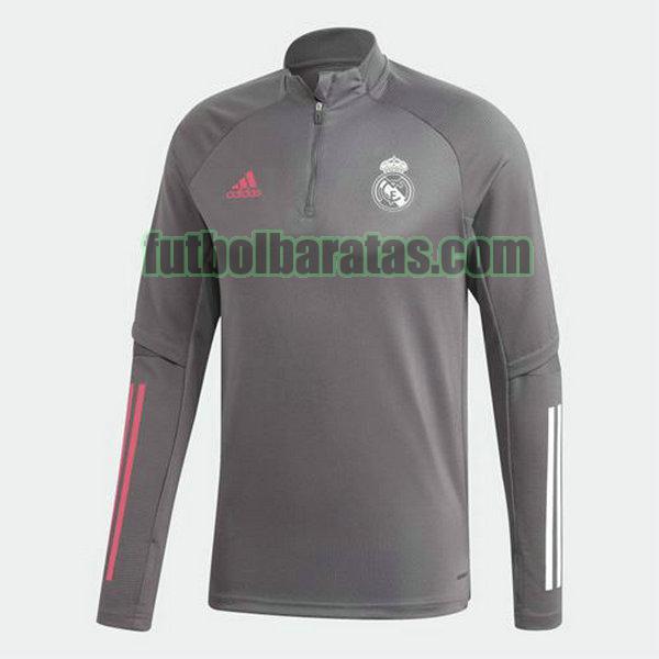 chaqueta real madrid 2020-21 gris