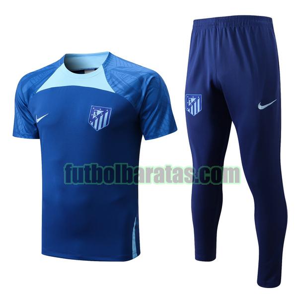 entrenamiento atletico madrid 2022 2023 azul conjunto