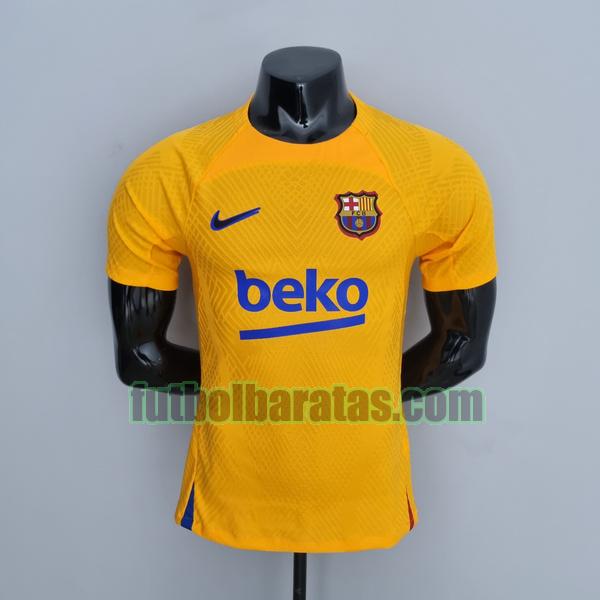 entrenamiento barcelona 2022 2023 amarillo player