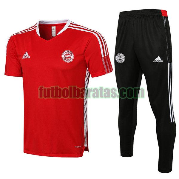 entrenamiento bayern munich 2021 2022 rojo conjunto