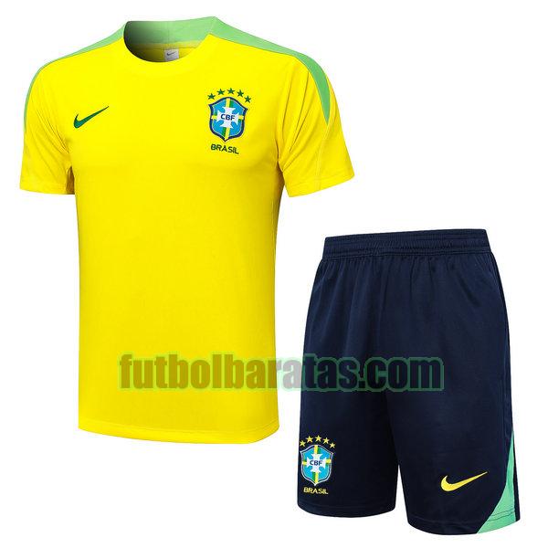entrenamiento brasil 2024 season amarillo conjunto