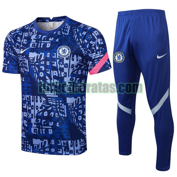 entrenamiento chelsea 2021 2022 azul conjunto