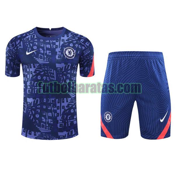 entrenamiento chelsea 2021 azul conjunto