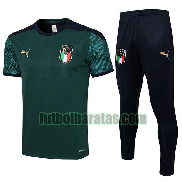 entrenamiento italia 2021 2022 verde conjunto