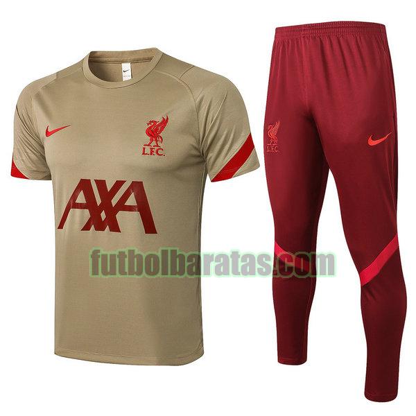 entrenamiento liverpool 2021 2022 amarillo conjunto