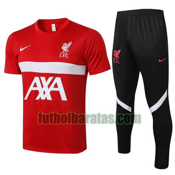 entrenamiento liverpool 2021 2022 rojo conjunto