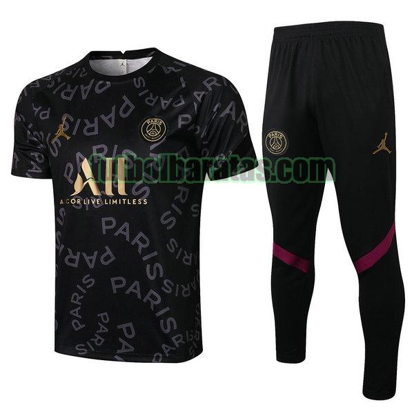 entrenamiento paris saint germain 2021 2022 negro conjunto