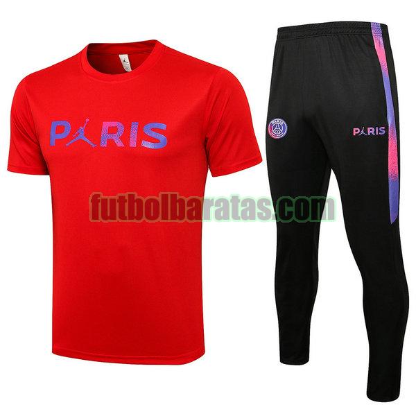 entrenamiento paris saint germain 2021 22 rojo conjunto