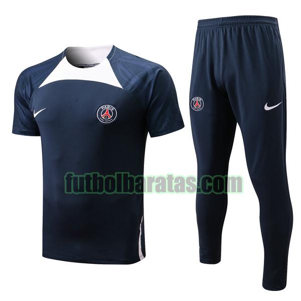 entrenamiento paris saint germain 2022 2023 azul blanco conjunto